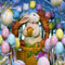 Carved Wooden Easter Bunny